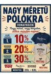 Nagy méretű póló akció a Levi's, Mustang, Pepe Jeans, Devergo üzletben!