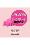 Shopping-napok az Újvilág Ékszer Óránál: