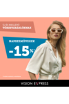 Napszemüveg -15% törzsvásárlóinknak: