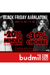 BLACK FRIDAY HÉTVÉGE! Az év LEG-LEG-LEG AJÁNLATAI a budmil-nál!