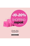 Shopping-napok az Újvilág Ékszer Óránál: